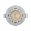 3in1 Round Recessed LED Spotlight Alu 7W IP20