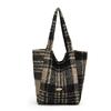 Striped Plush Bag for Women In Winter New Trendy Fashion College Style Tote Bag Casual Large Capacity Woolen Bag