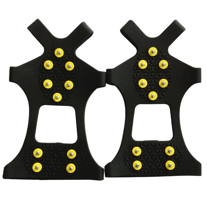 Winter-Eiskrallen mit hoher Elastizität für Outdoor-Aktivitäten - Rutschfeste Überschuhe für Bergsteigen, Felsklettern und Schneewandern