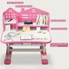 2 stks/set Multi Boekenstandaard Verbreed Desktop Bureaustoel Set Cartoon Patroon Kinderen Verstelbare Hoogte Studie Lade Tafel met Stoel Set