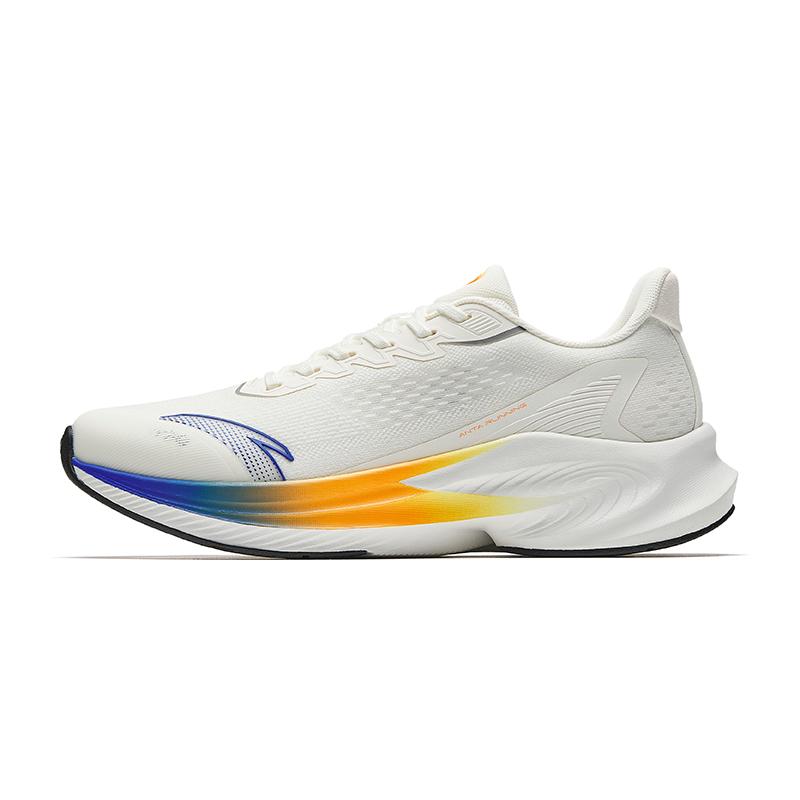 Anta Poison Spike 6 Comfortable Sports Fashion Durable Lightweight Low-Top Casual Running Shoes Men Sneaker White Blue 912515511-8