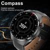 2025 Neue WATCH 4 Pro Gesundheits-Smartwatch Herren 360*360 AMOLED-Bildschirm NFC GPS-Tracker Kompass BT-Anruf Blutsauerstoff IP68 Sport-Smartwatch
