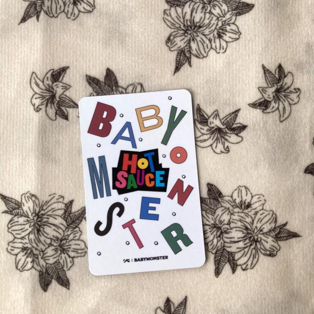 [USED] BABYMONSTER HAUCE pre-recorded Sanok Ahyeon trading card (1)