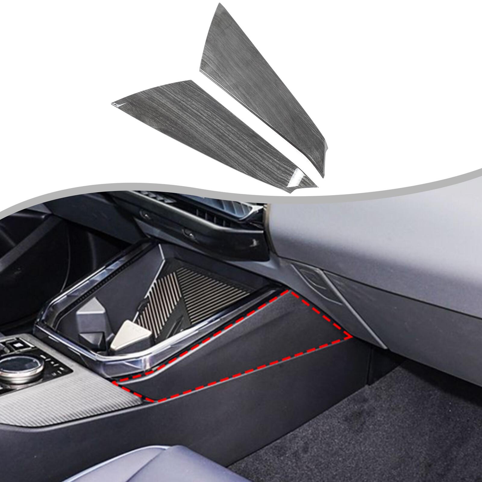 ABS Black Wood Grain Center Console Gear Shift Side Trim For BMW X3 G45 2025+