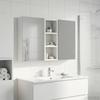 Bathroom Cabinet Set 3 pcs 80 x 10.5 x 50 cm Particleboard
