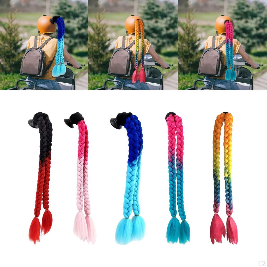 Braids Ponytail, Double Motocross Self Adhesive for Bicycle