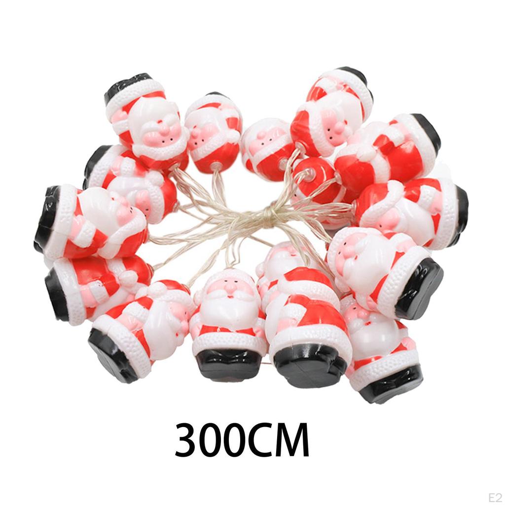 Christmas Light Stocking 300cm Craft Ornaments Tree Decor for Garden Patio