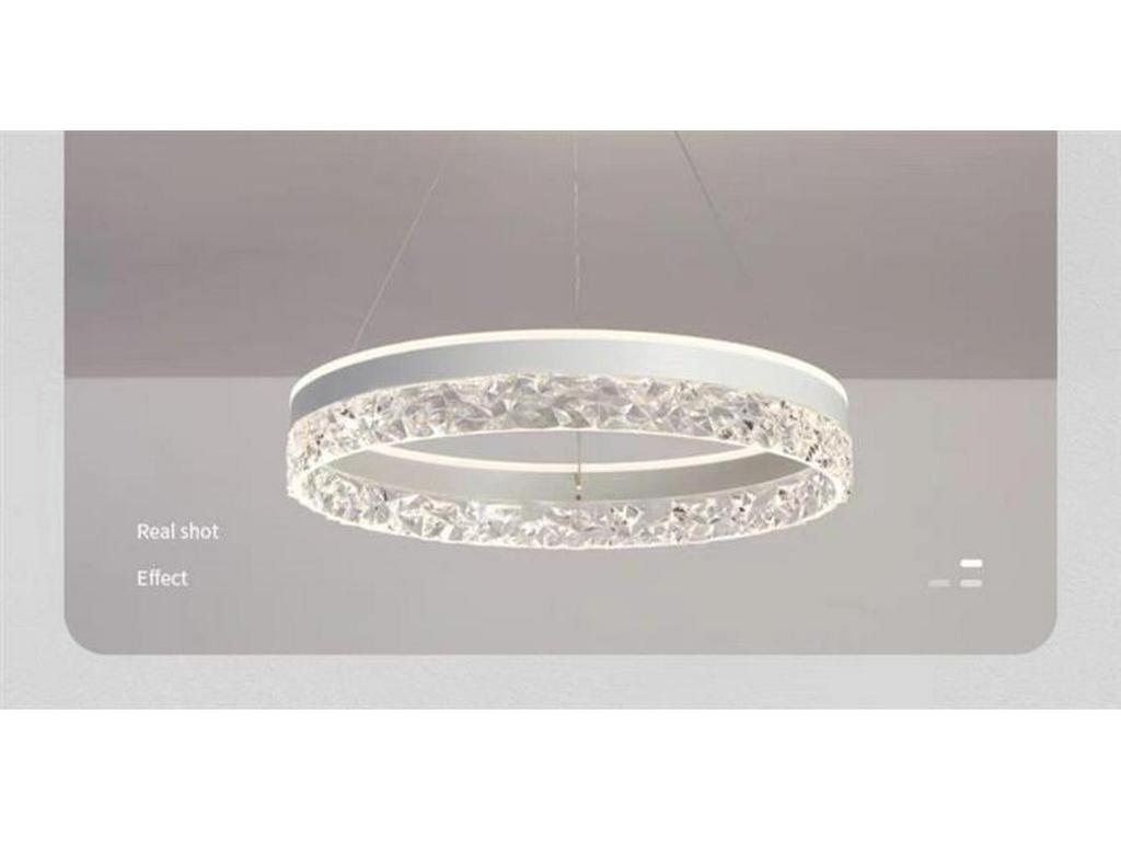 Nordic Modern Minimalist Ring Chandelier for Dining and Living Spaces