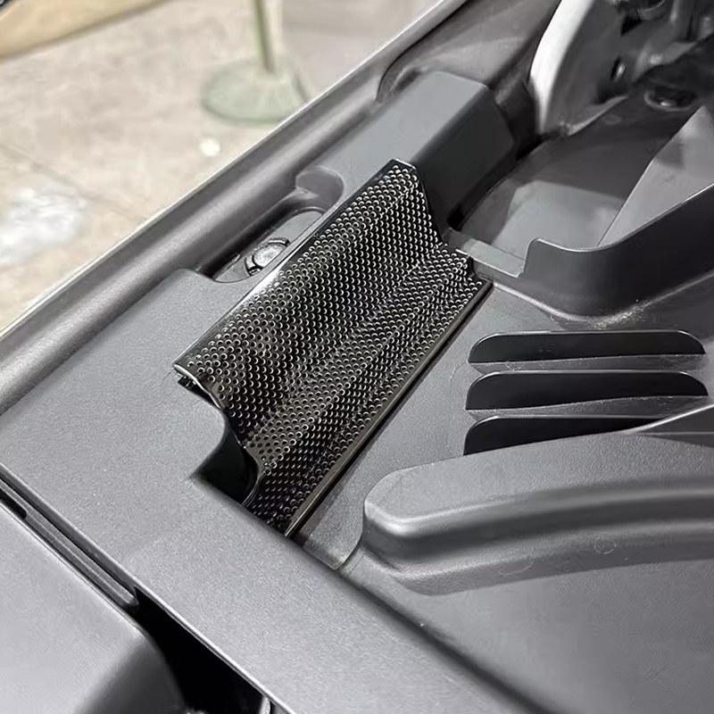 Fit For XPeng G6 2023-2025 Car Water Guide Groove Protector Air Conditioning Air Intake Insect Screen Grille Modification