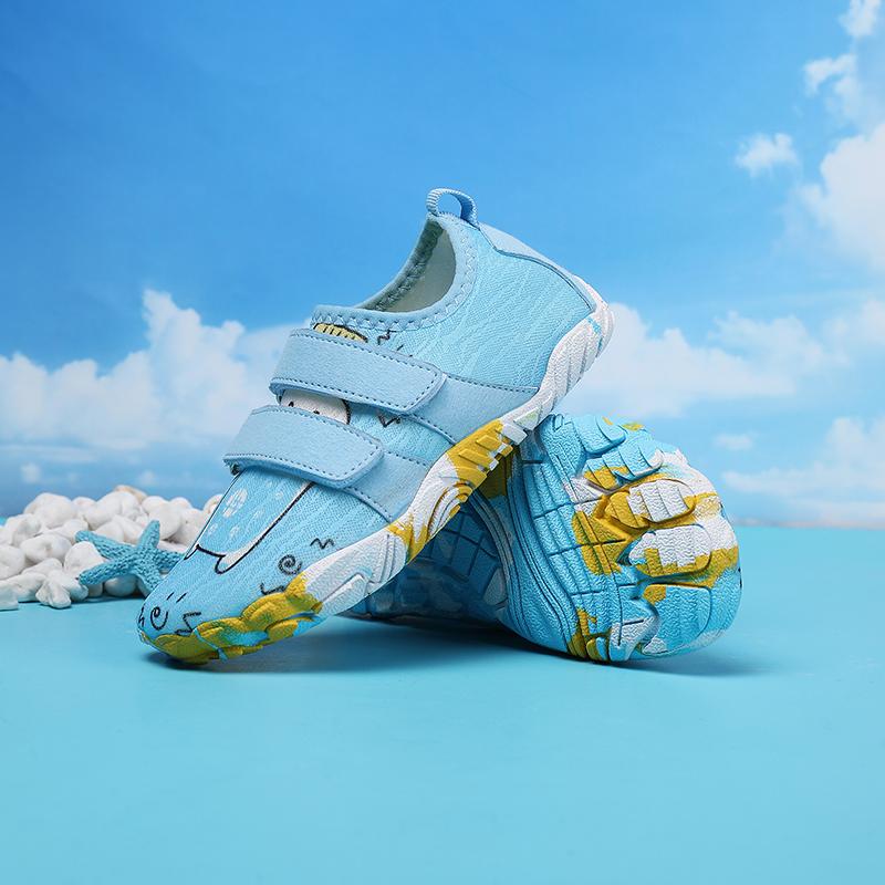 New Kids Water Shoes Quick Dry Aqua Shoes Boys Girls Anti-Skid Beach Swimming Wading Athletic Shoes Toddler Barefoot Outside Athletic