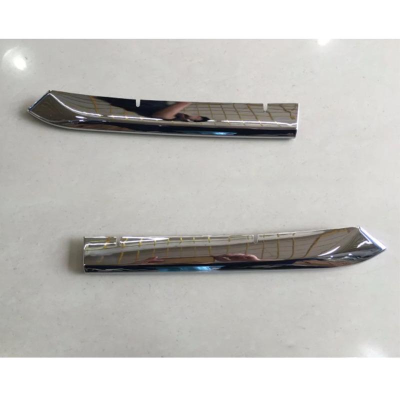 For Mazda CX-3 CX3 2017 2018     Car Styling Cover Trim Head Front Bottom Racing Grid Grill Strip Trim 2PCs