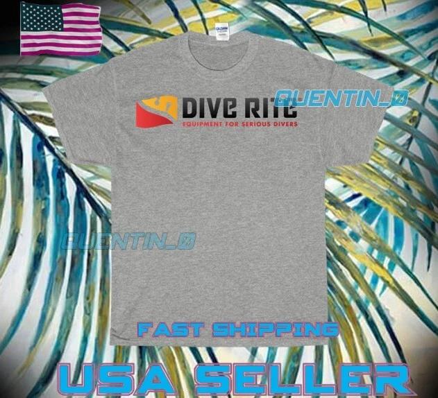 NEW PREMIUM DIVE RITE SCUBA DIVING EQUIPMENT LOGO T-Shirt FUNNY SIZE S - 5XL S