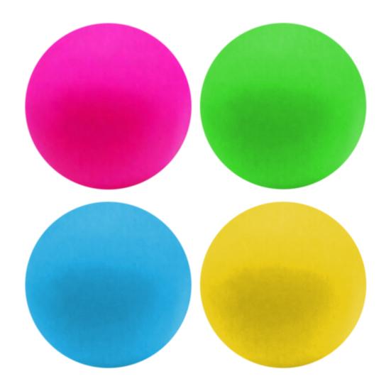 1/4Pcs Color Changing TPR Stress Ball Anxiety Relief Slow Rebound Flour Ball Portable Fidget Ball Sensory Toy Hand Exercise Relaxation Tools