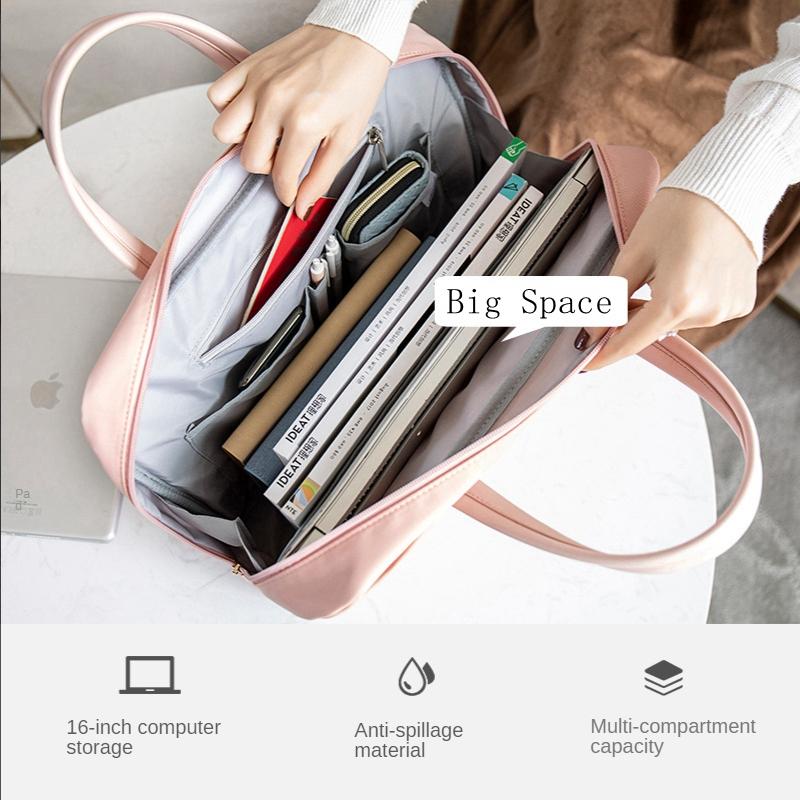 Women'S Laptop Bag Case 13.3 14 15.6 Inch Waterproof Notebook Bag For Shoulder Handbag Laptop Briefcase