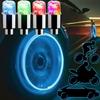 Tappo Valvola Pneumatico Bicicletta Luci LED - Luce Colorata Lampeggiante Ruota Auto Moto Accessori Bici