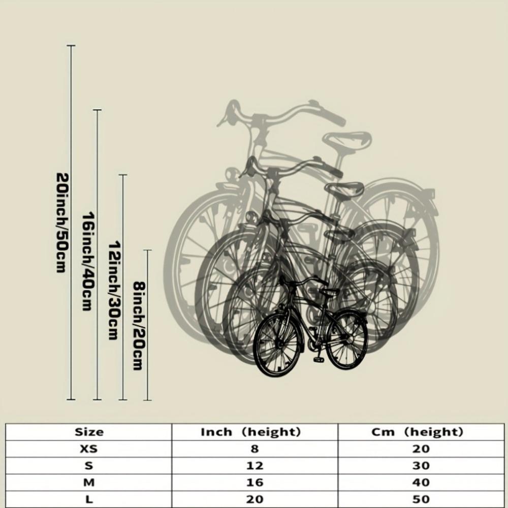 Vintage Bicycle Metal Wall Art, Classic Bike Silhouette, Retro Iron Decor for Living Room, Cycling Enthusiasts, Rust-Proof, Easy Hang