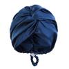 Hair Care Hat Adjustable Telescopic Double Layer Satin Shower Cap Knotted Design Waterproof Hair Bonnet