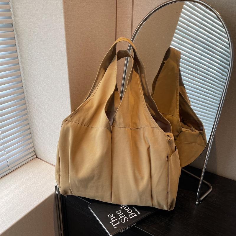 Lazy and relaxed work commuter bag large capacity casual tote bag niche underarm shoulder cloth bag