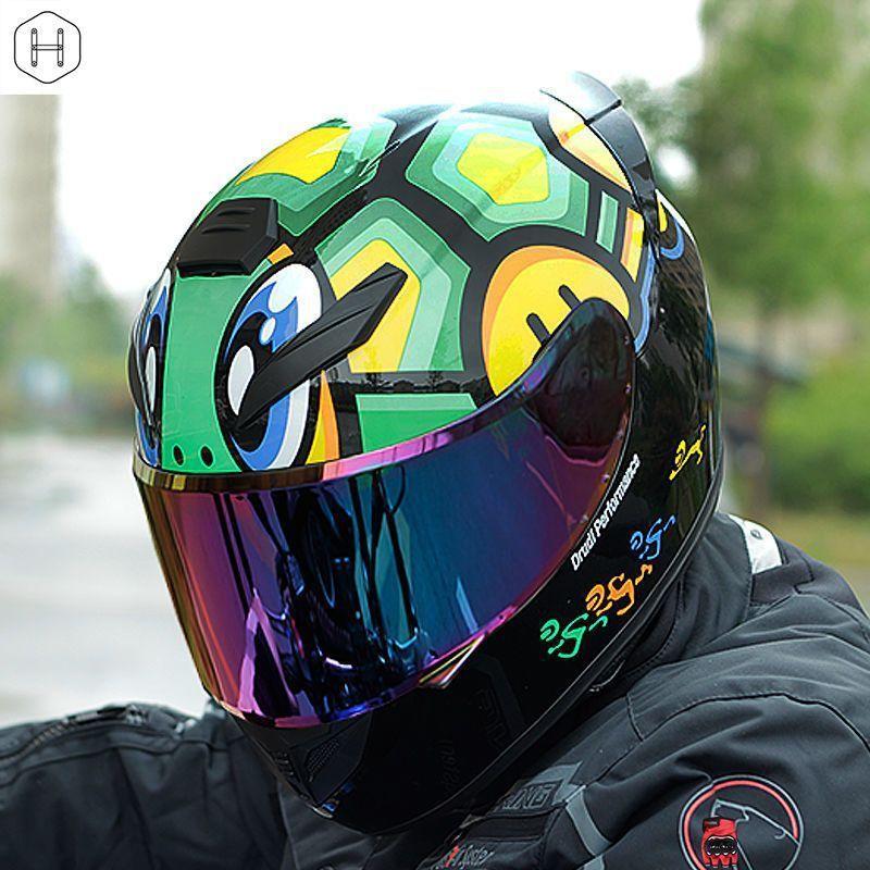 

3C Certified Motorcycle Helmet Full Helmet Men s And Women s All Season Universal Electric Motorcycle Riding Safety Helmet