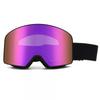 Double-Layer Anti-Fog Ski Goggles With Polarized Lens Adults TPU Frame -Compatible Windproof UV Protection