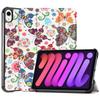 Case for iPad Mini 7 6 8.3'' with [Tri-fold Stand + Auto Wake/Sleep], Colorful Premium PU Leather Case Shockproof Hard Shell