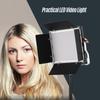LED Video Light Panel Fill-in Lamp with Barn Door 480 LED Bds   Brightness 3200K-5600K Color Temperature for Studio Photography Video Shootin