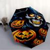 1pc Halloween Spooky Automatic Folding Umbrella, Lightweight Retractable Compact Travel Umbrella, 8-Rib Sturdy Frame077