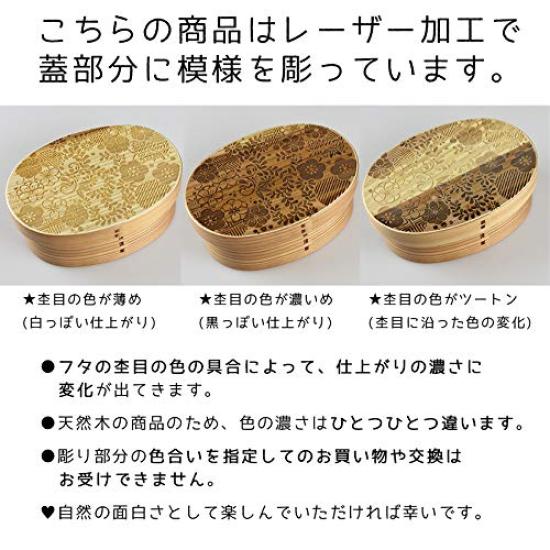 HANA Bento ovale Box, hergestellt in Japan, Form, 650ml,