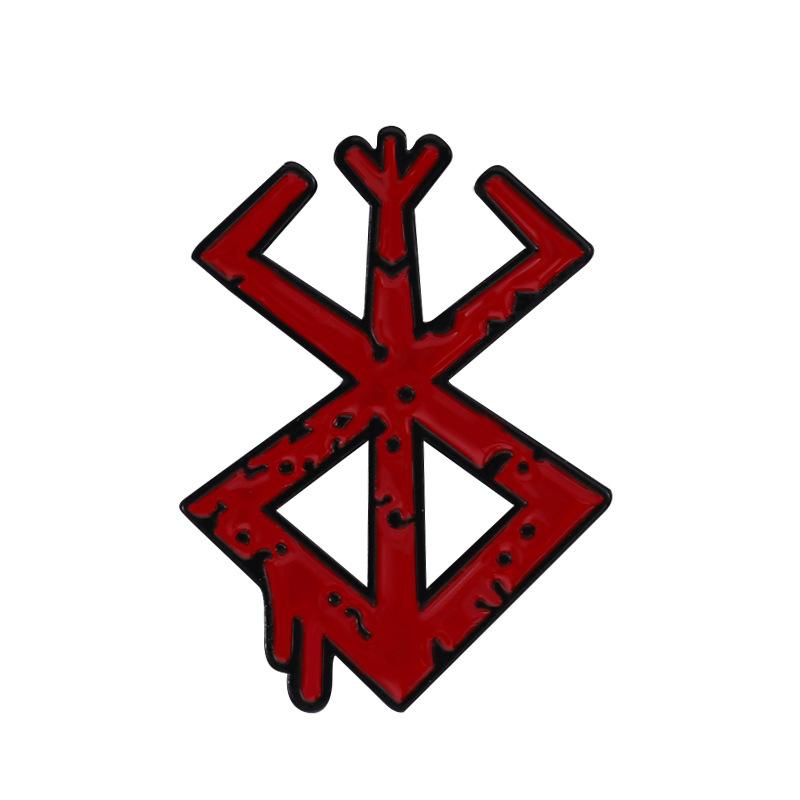 

Стильная минималистичная брошь-булавка с цифрой 8, уникальный металлический значок-аксессуар в игровом стиле