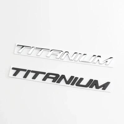 3D Metal TITANIUM LOGO REAR BOOT FENDER BADGE EMBLEM For Ford Ecosport Fiesta Focus Mondeo Edge Escape Kuga Galaxy 2014+