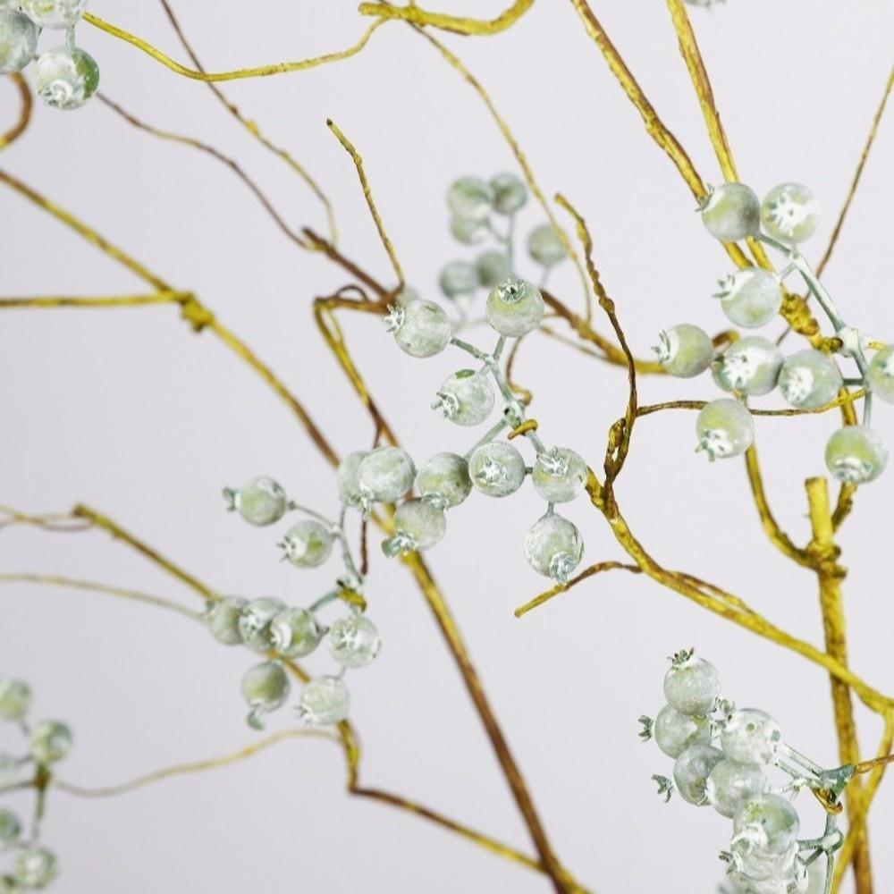 Fruits Flower Artificial Foam Berries Branch Faux Good Luck Fruits Fake Plants  Home Garden