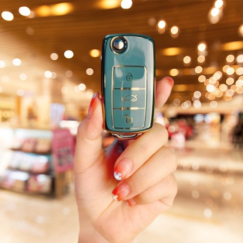 Použiteľný kryt kľúča Volkswagen Langyi Suiteng Bora škrupina Santana polo Lingdu pracka Golf Tiguan taška