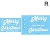 Reindeer Window Cling Stickers Christmas Decoration Santa Claus Snowflake Creative DIY Stickers For… More
