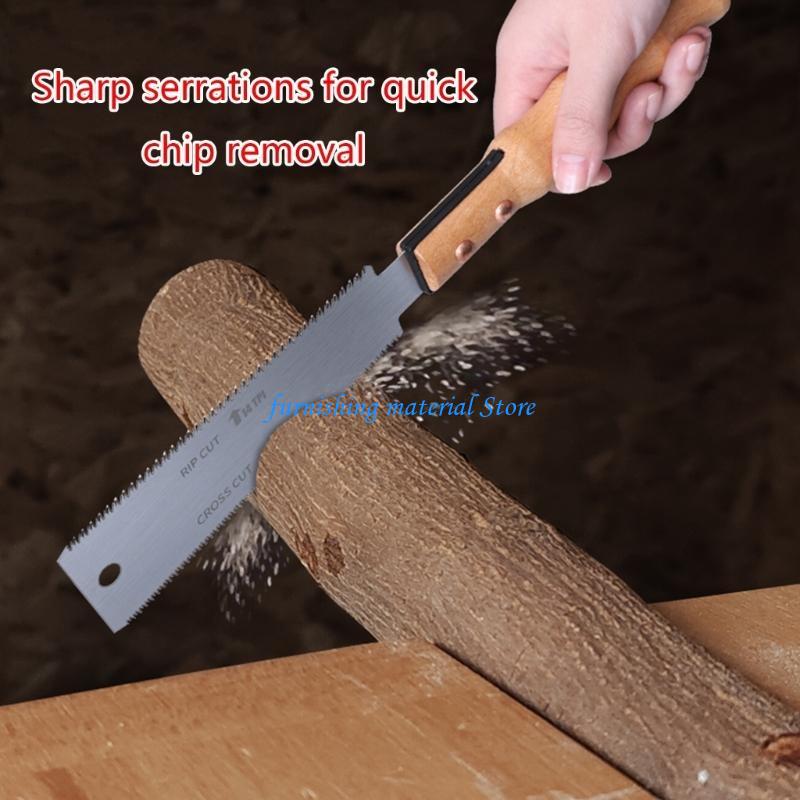 Y5GD SK5 Sawing Japanese Double Edged Pull Sawing Handsaw Woodworking Hand Tools