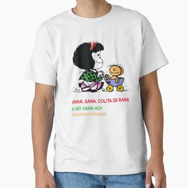 Unisex Cotton T Shirt Mafaldas Friends Full Group Characters Classic Latin Comic Fan Casual Streetwear Tops