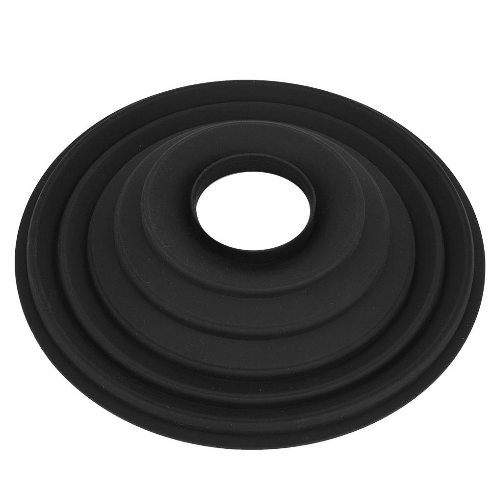 1 pcs Black Silicone Folding Lens Hood Reducing Glare in Outdoor Photography for SLR Cameras