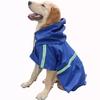 Waterproof Raincoat with Reflective Strips for Large Dogs (Golden Retriever, Samoyed)