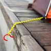 Durable Quick Release Tie Down Packing Rope Luggage Strap with Stainless Steel Hook Outdoor Tool Fit for Camping Hunting