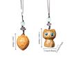 Strawberry Sandalwood Key Chain Chinese Style Lucky Cat Pendant Lucky Key Chain Strap  Men