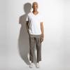 Seuteulaikeu Elegant Cropped Pants (Khaki)