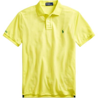 Polo Earth Series Custom Slim Fit Polokošile s krátkým rukávem s vyšívaným logem Pánské polokošile MNPOKNI1N820477-300