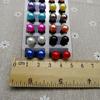 Women's 12 Pair Ear Stud Faux Pearl Round Ball Earrings Set Eardrop Multi-color