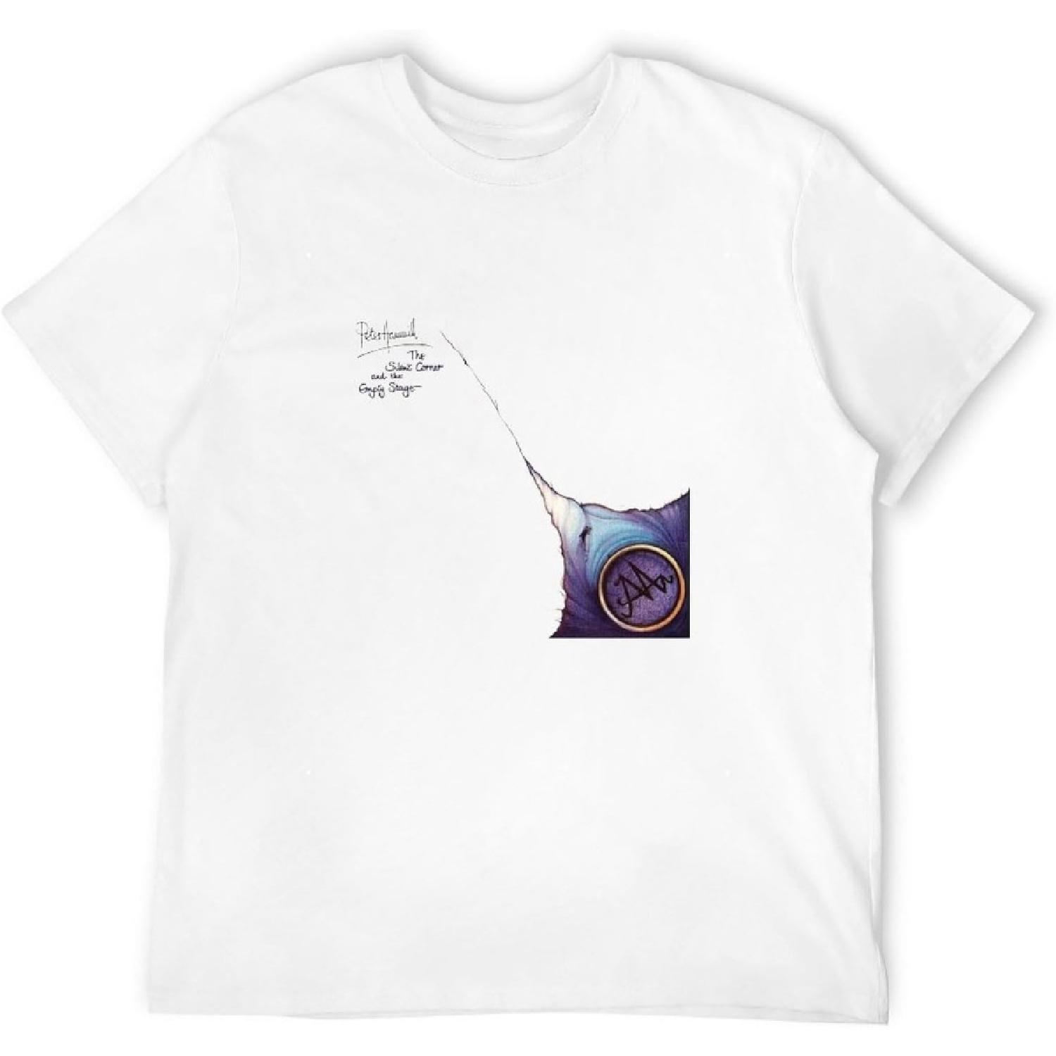 Peter Hammill The Silent Corner and Empty Stage 80S Men O Neck Big Tall T-Shirt T-Shirt White XXXXXL белый