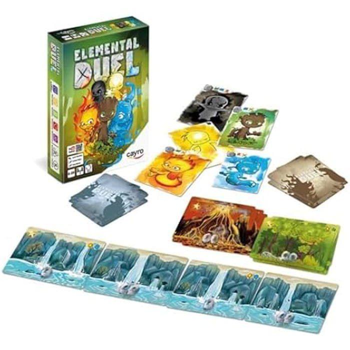 Jeu de société - CAYRO - Duel élémentaire - Jeu de cartes - +6 ans - 2 joueurs ou plus
