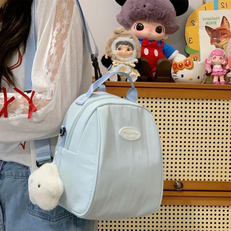 School bag new high value fresh sweet candy color multi-purpose backpack girl light travel backpack