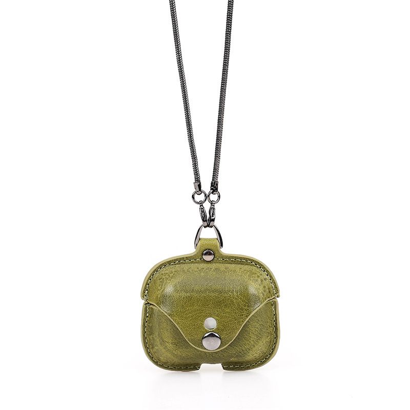 

AirPods Leather Neck Rope Earphone Case Apple Green