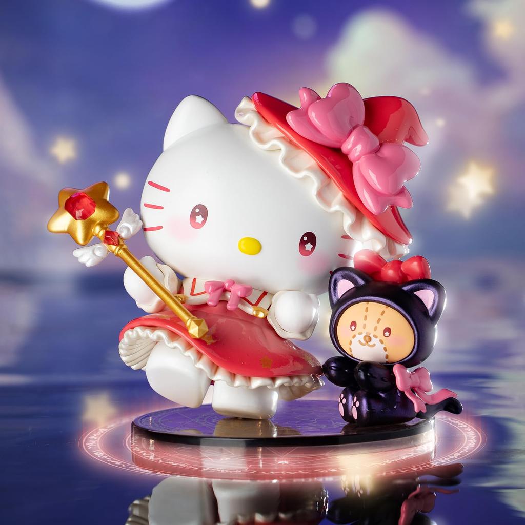 TOP TOY Sanrio Characters Starry Night Partyma Series Gachapon Blind Box Figure Soft Vinyl PVC Premium Toy Birthday Gift for Kuromi Character