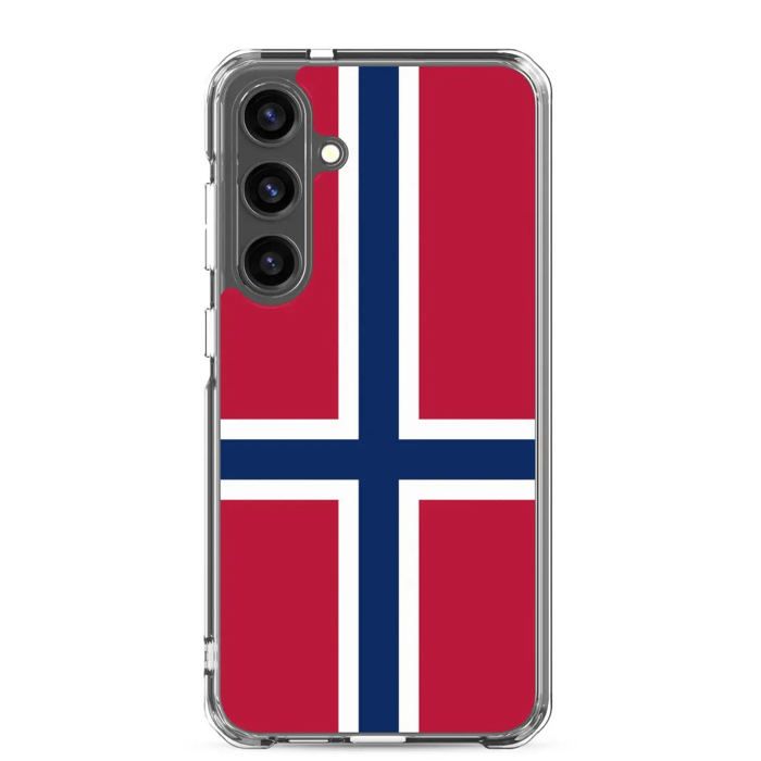 Coque Téléphone - Samsung - Galaxy S24 Ultra - Drapeau De La Norvège - Souple - Multicolore