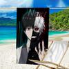 Custom Name Ultrasoft Beach Towel With Tokyo Ghoul Themeideal For Pool Camping Diving Perfect Travel Essential Vibrant Beach Towel