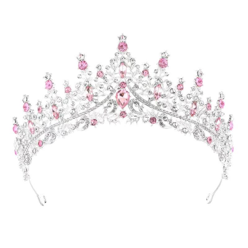 Versatile Bridal Crown Headband for Weddings, Birthdays, and Parties